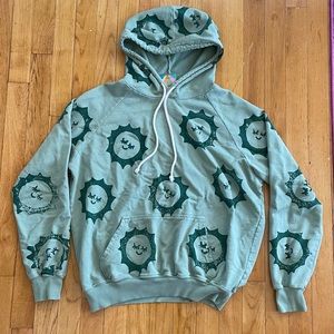 Big Bud Press Sage Green Sun Paintstamp Hoodie